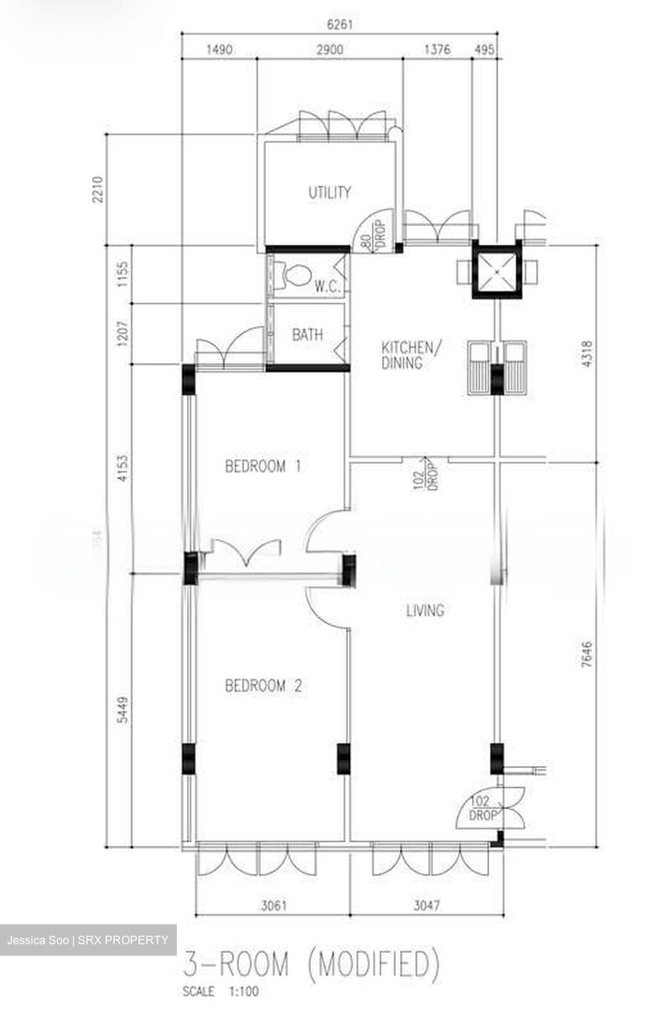 Blk 2 Ghim Moh Green (Queenstown), HDB 3 Rooms #606739531
